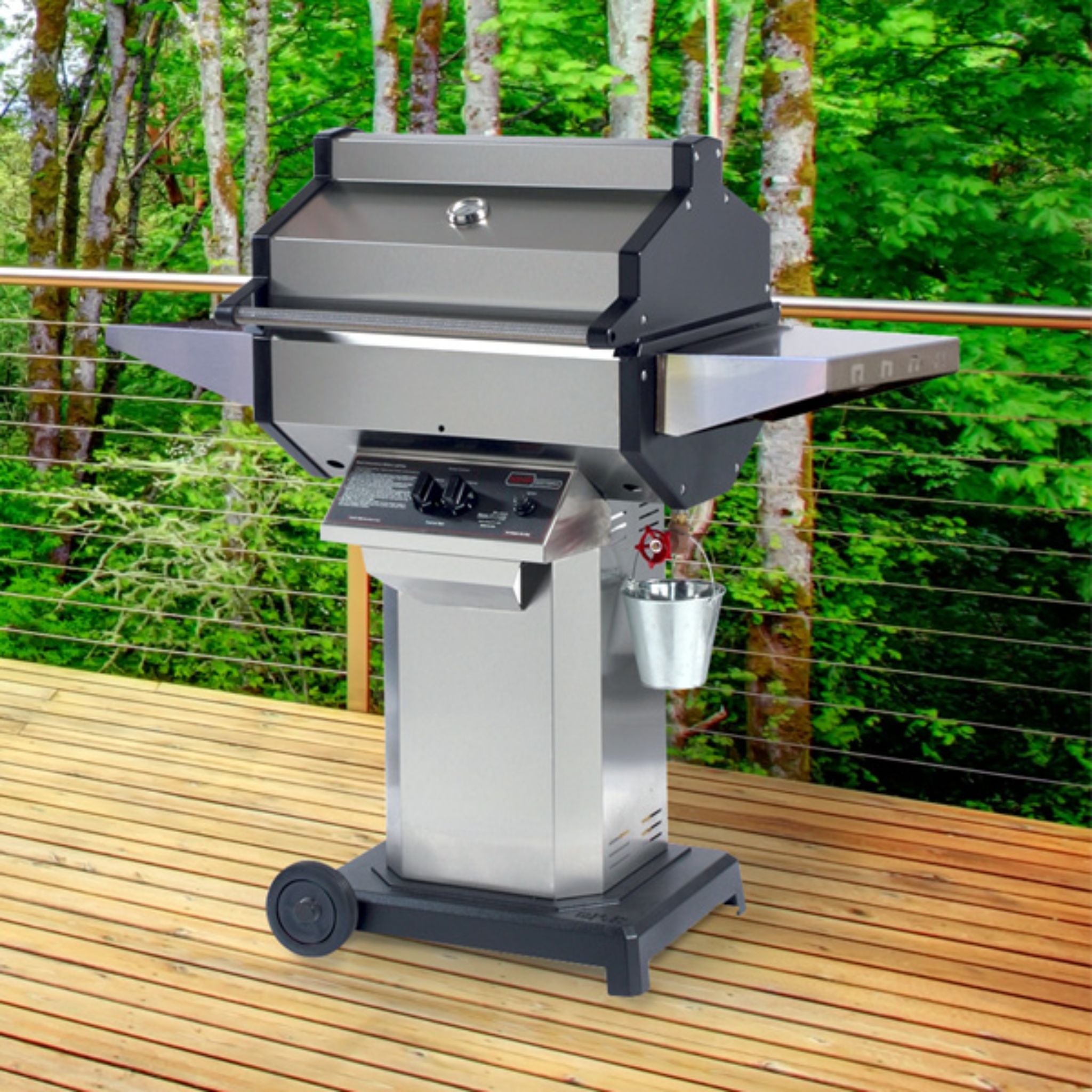 Phoenix Traditional Cast Aluminum End Cap Model Grills