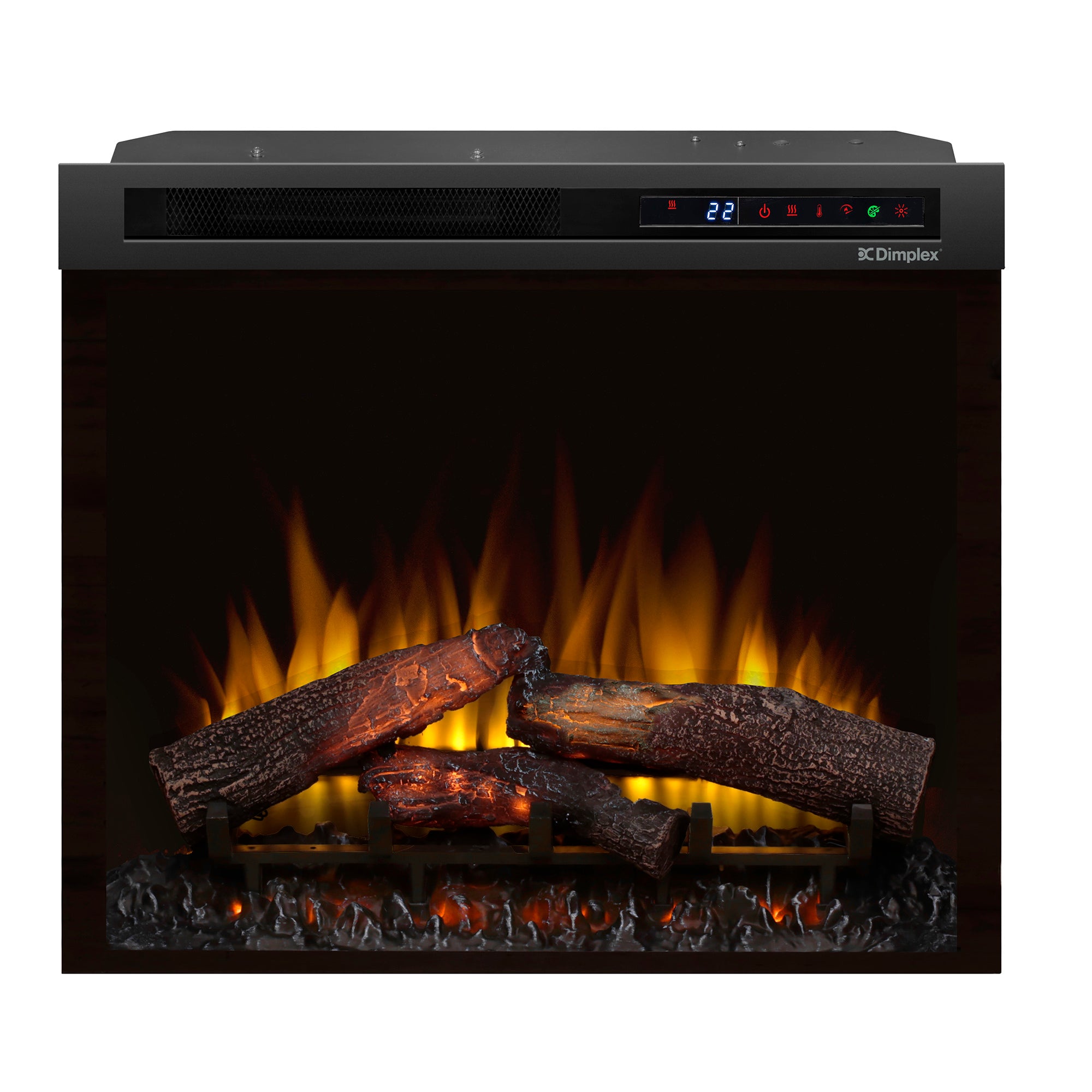 Dimplex - Nova 28" Plug-In Electric Firebox – With Logs