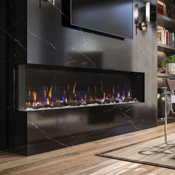 Dimplex - Ignite Bold 88" Built-in Linear Electric Fireplace