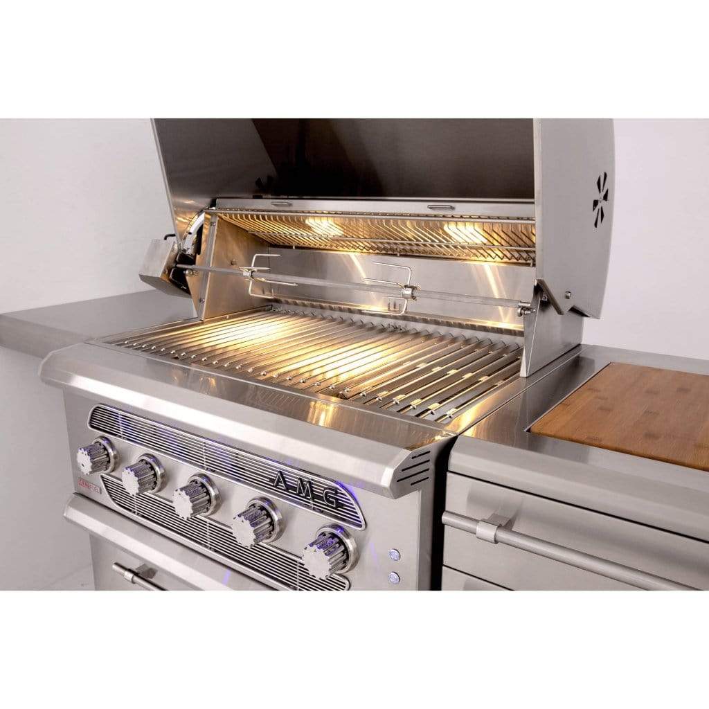 American Made Grills – Muscle 36" Hybrid Built-In Gas Grill