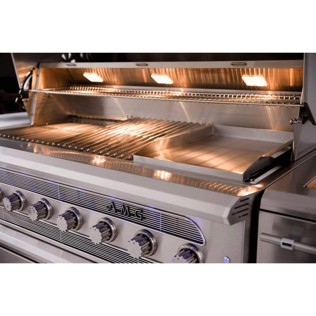 American Made Grills – Muscle 54" Hybrid Built-In Gas Grill