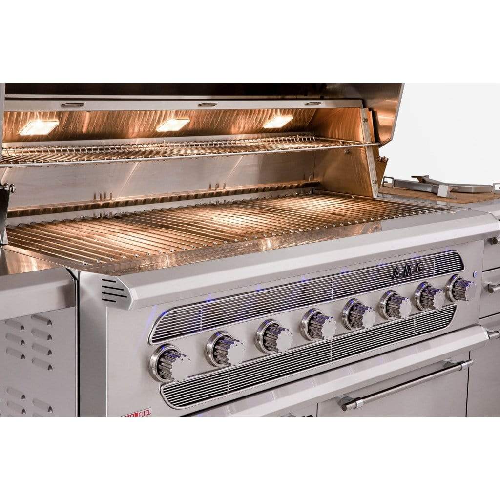 American Made Grills – Muscle 54" Hybrid Built-In Gas Grill