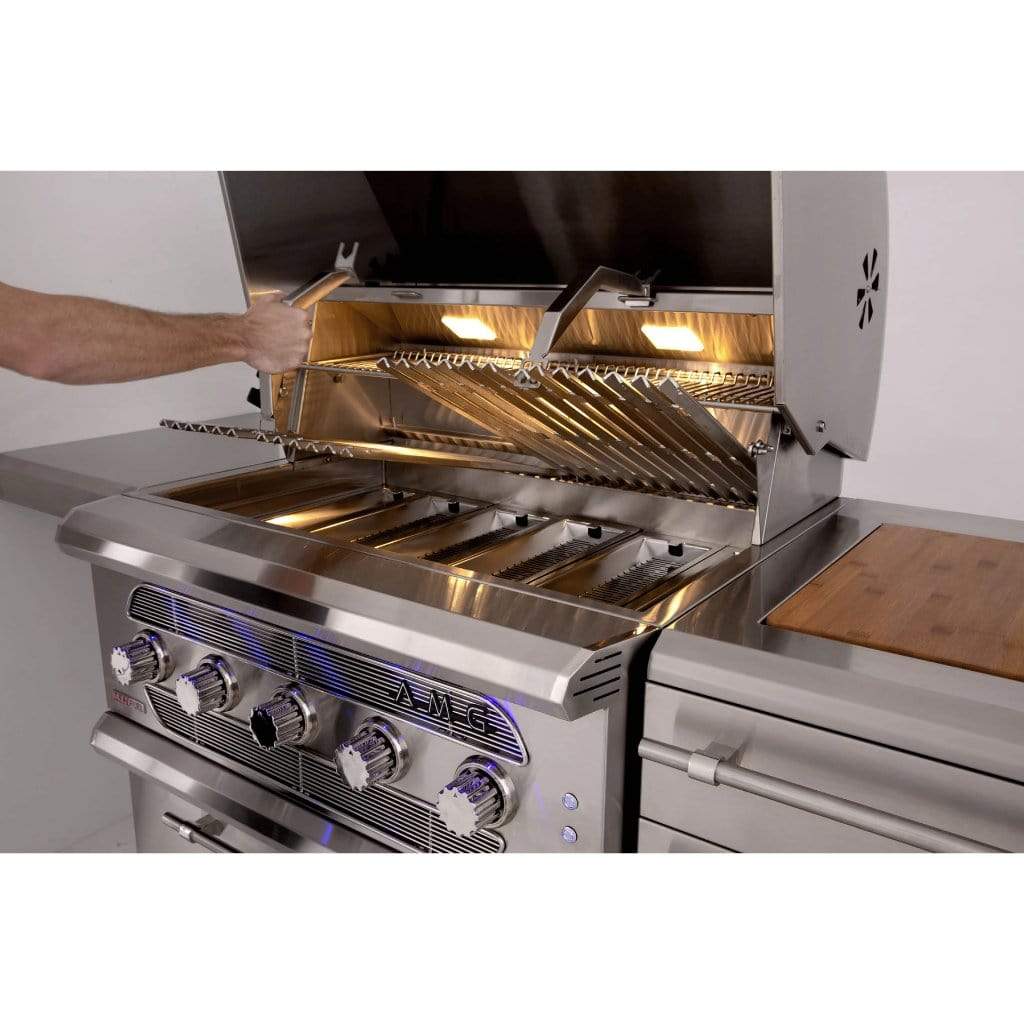 American Made Grills – Muscle 54" Hybrid Built-In Gas Grill