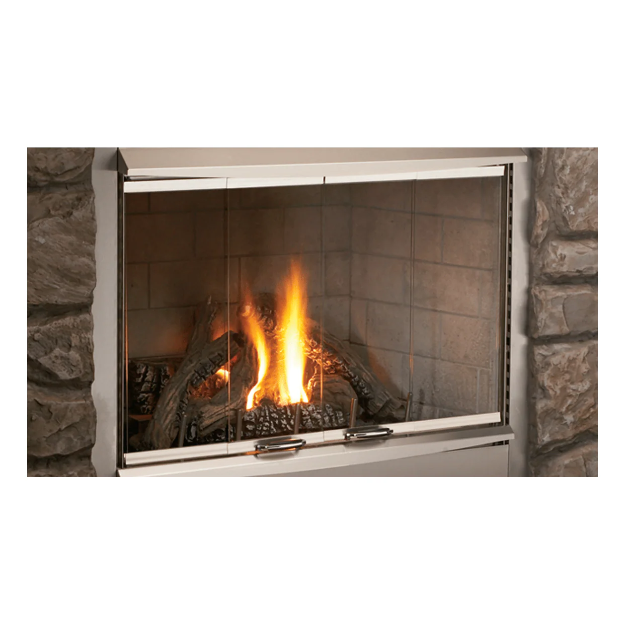 Astria - 36-inch Outdoor Bi-Fold Door With Frame and Hood