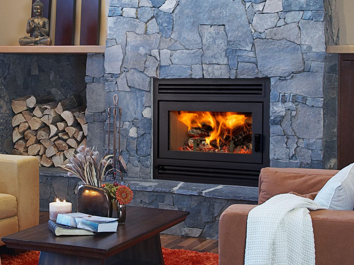 Astria - 55,000 BTU Front Open Wood-Burning Fireplace