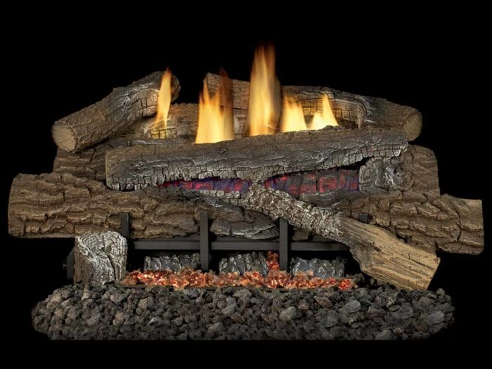 Astria - 30 inch Bison Mountain Vent-Free Gas Log Set