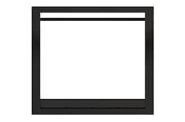 Astria - 45 inch Black Reflection Frame for Fireplace