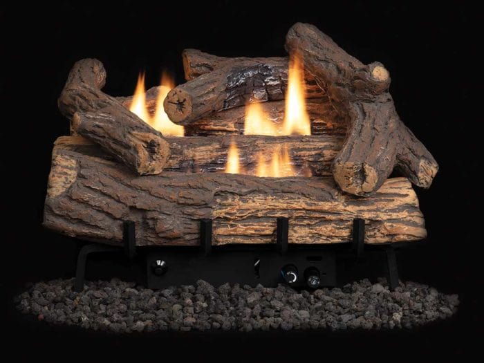 Astria - 18" Blonde Oak Vent-Free Gas Log Set