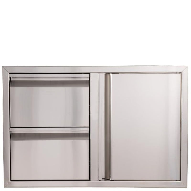 Buck Stove - Buck Grill 32-Inch 304SS Access Door / Double Drawer Combo