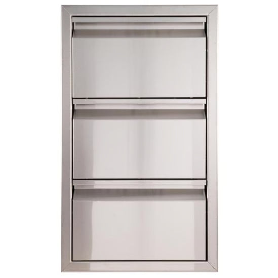 Buck Stove - Buck Grill 16-Inch 304SS Triple Access Drawer