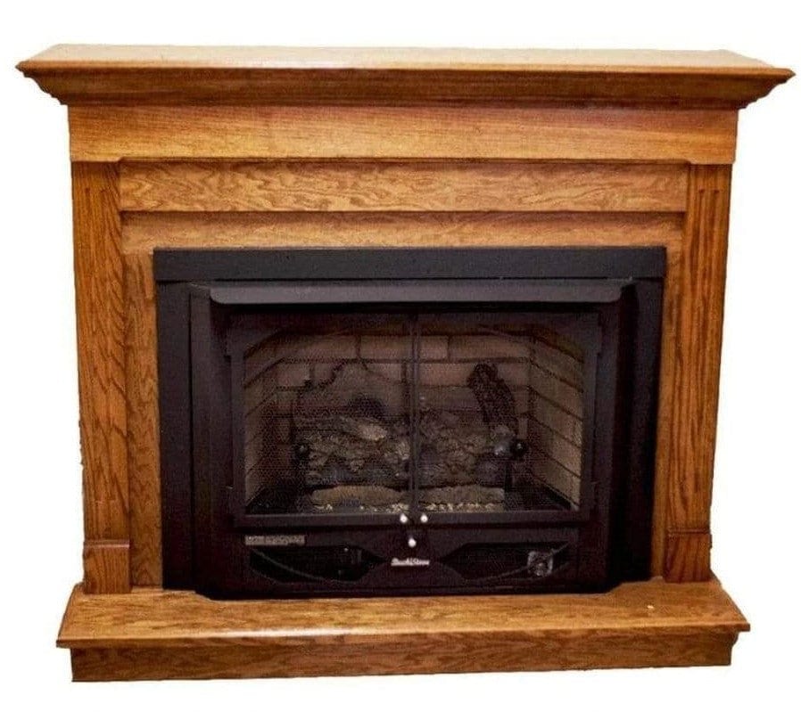 Buck Stove - 53 inch Corner Contemporary Mantel