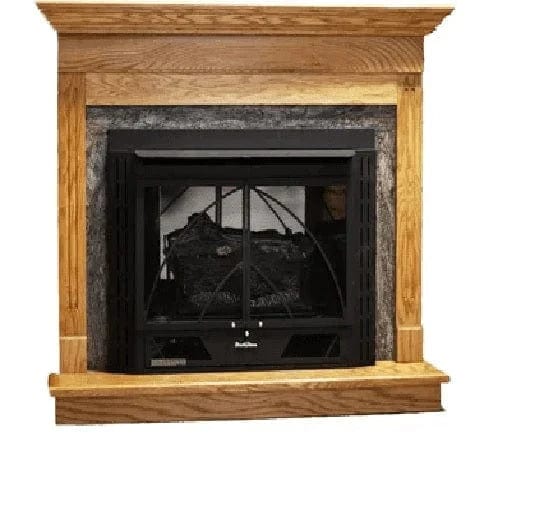 Buck Stove - 53 inch Corner Contemporary Mantel