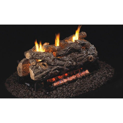Real Fyre G9 Series 24" See-Thru - Vent-Free Golden Oak Designer Gas Logs