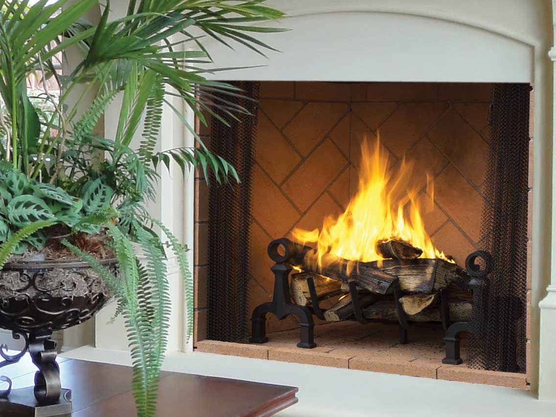 Astria - 36-Inch Georgian Open-Hearth Wood-Burning Fireplace