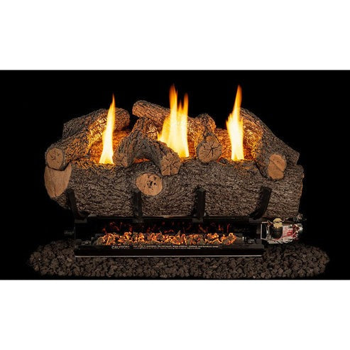 Real Fyre G9 Series 24" See-Thru - Vent-Free Meadow Oak Gas Logs