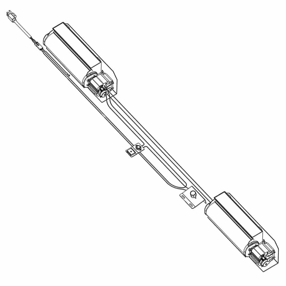 Astria - 60-inch Variable Speed Heat Activated 2-piece Blower Kit