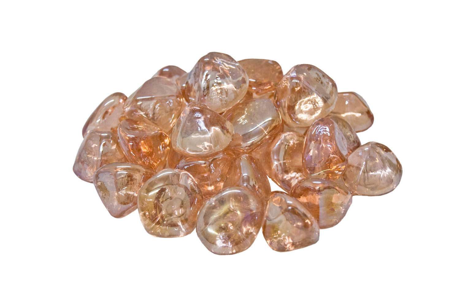 American Fyre Designs - 10-Pound Diamond Nugget Fire Glass Rose