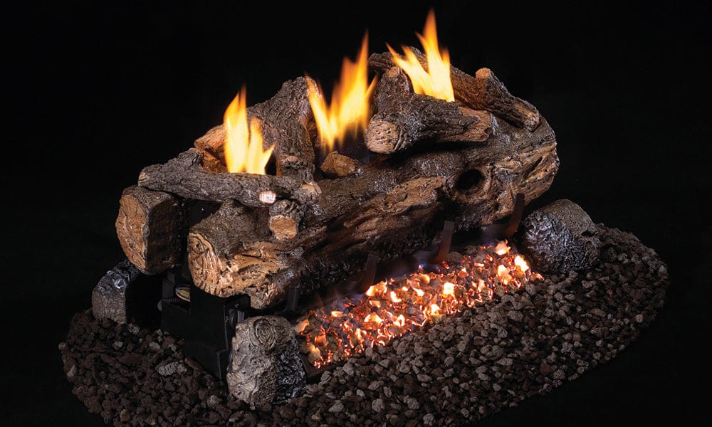 Real Fyre - G18 Series See-Thru Vent-Free Evening Fyre Split Gas Logs