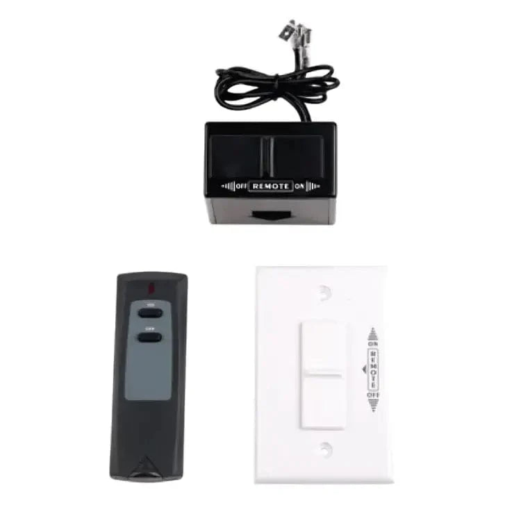 Astria - On/Off Remote Control and Receiver with White Wall Plate