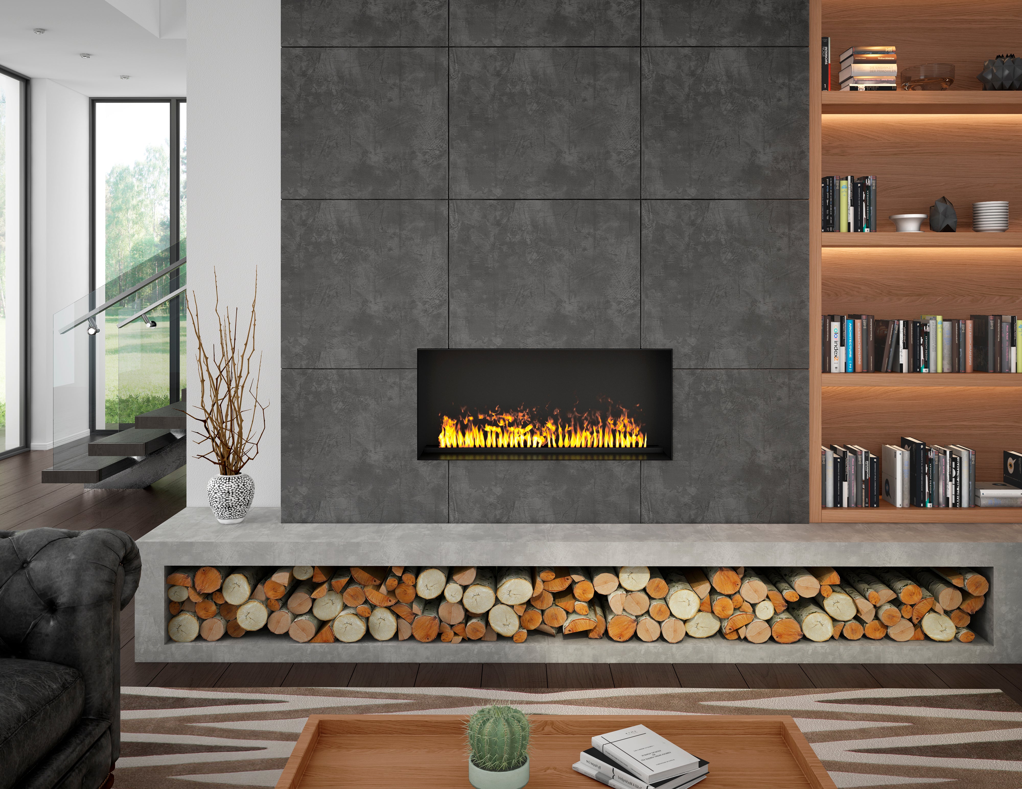 Dimplex - Professional Built-in 40" Box With Heat for CDFI1000-Pro