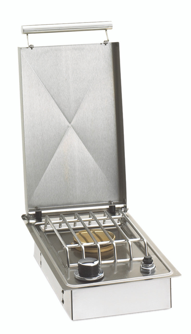 American Outdoor Grill Side Burner Stainless Cover for Portable Grill