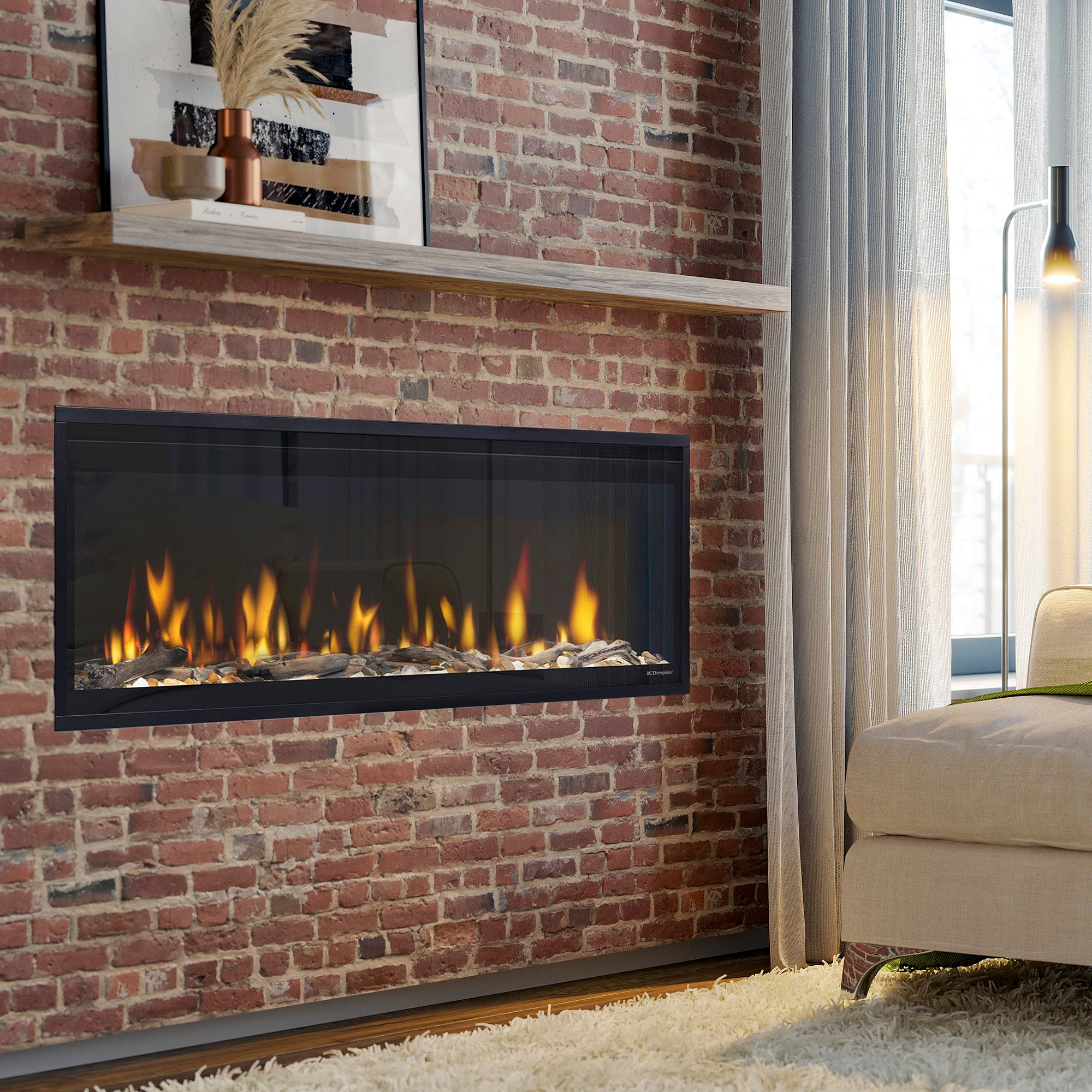 Dimplex - Ignite Evolve 50" Built-in Linear Electric Fireplace