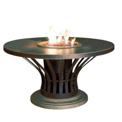 American Fyre Designs - Fiesta 54-Inch Round GRFC Dining Height Fire Table
