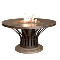 American Fyre Designs - Fiesta 54-Inch Round GRFC Dining Height Fire Table