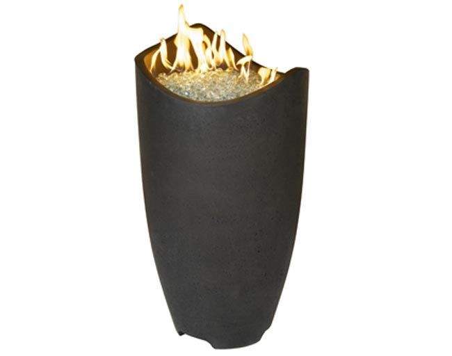 American Fyre Designs - 20-Inch Wave Fire Urn with Access Door