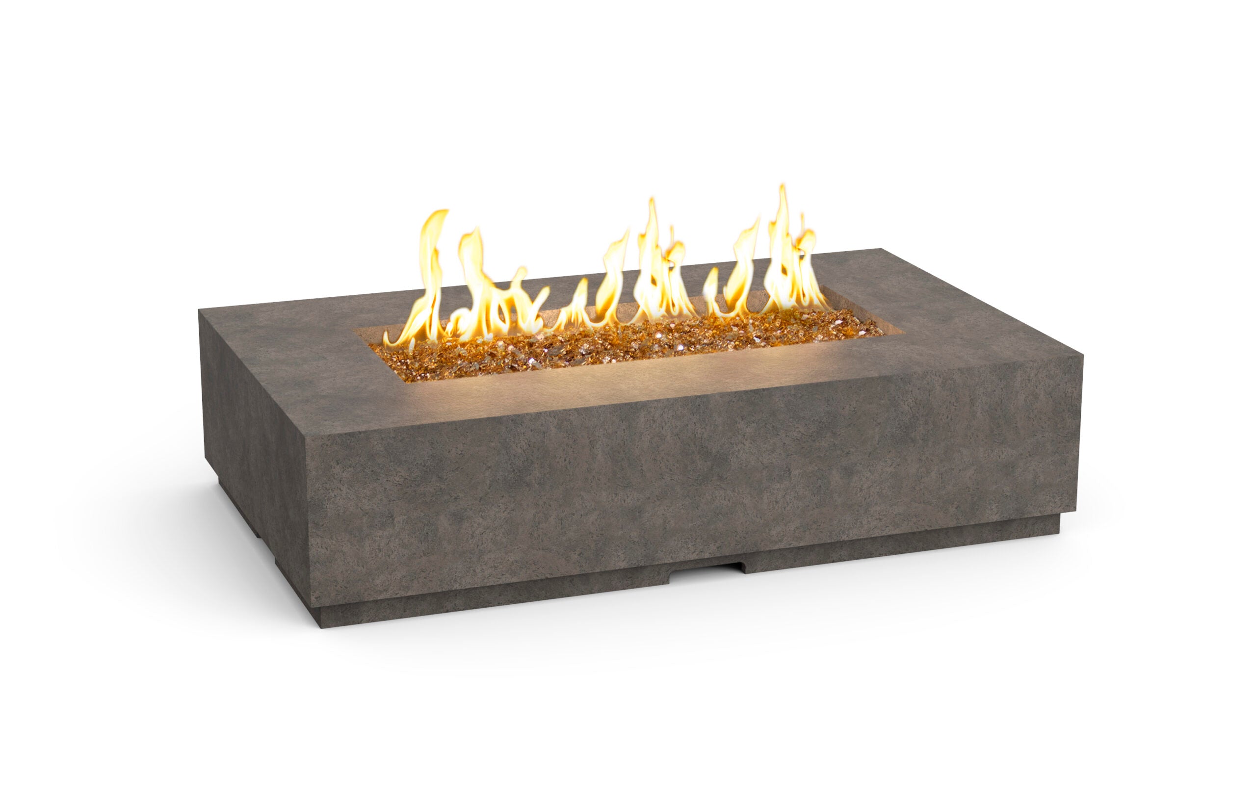 American Fyre Designs - Legend 60" Rectangular GFRC Gas Fire Table