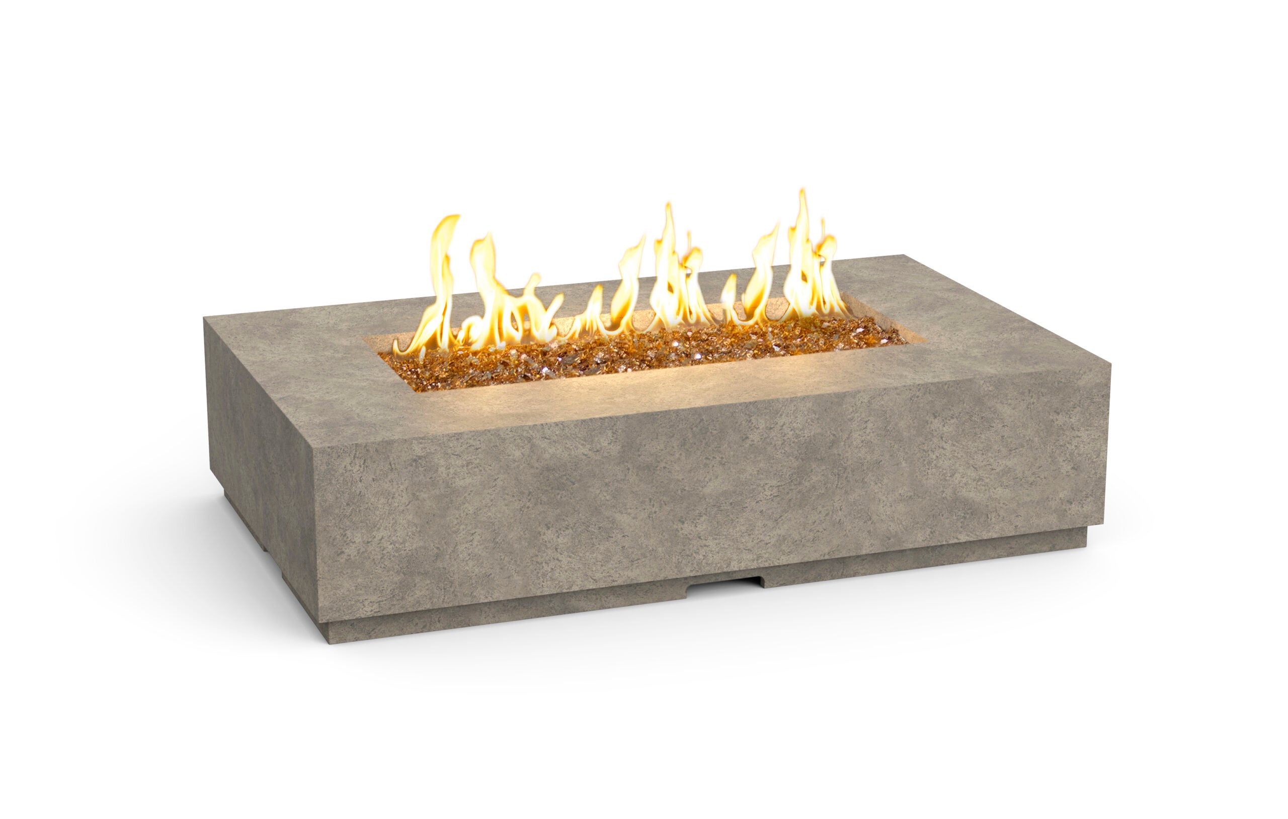 American Fyre Designs - Legend 60" Rectangular GFRC Gas Fire Table