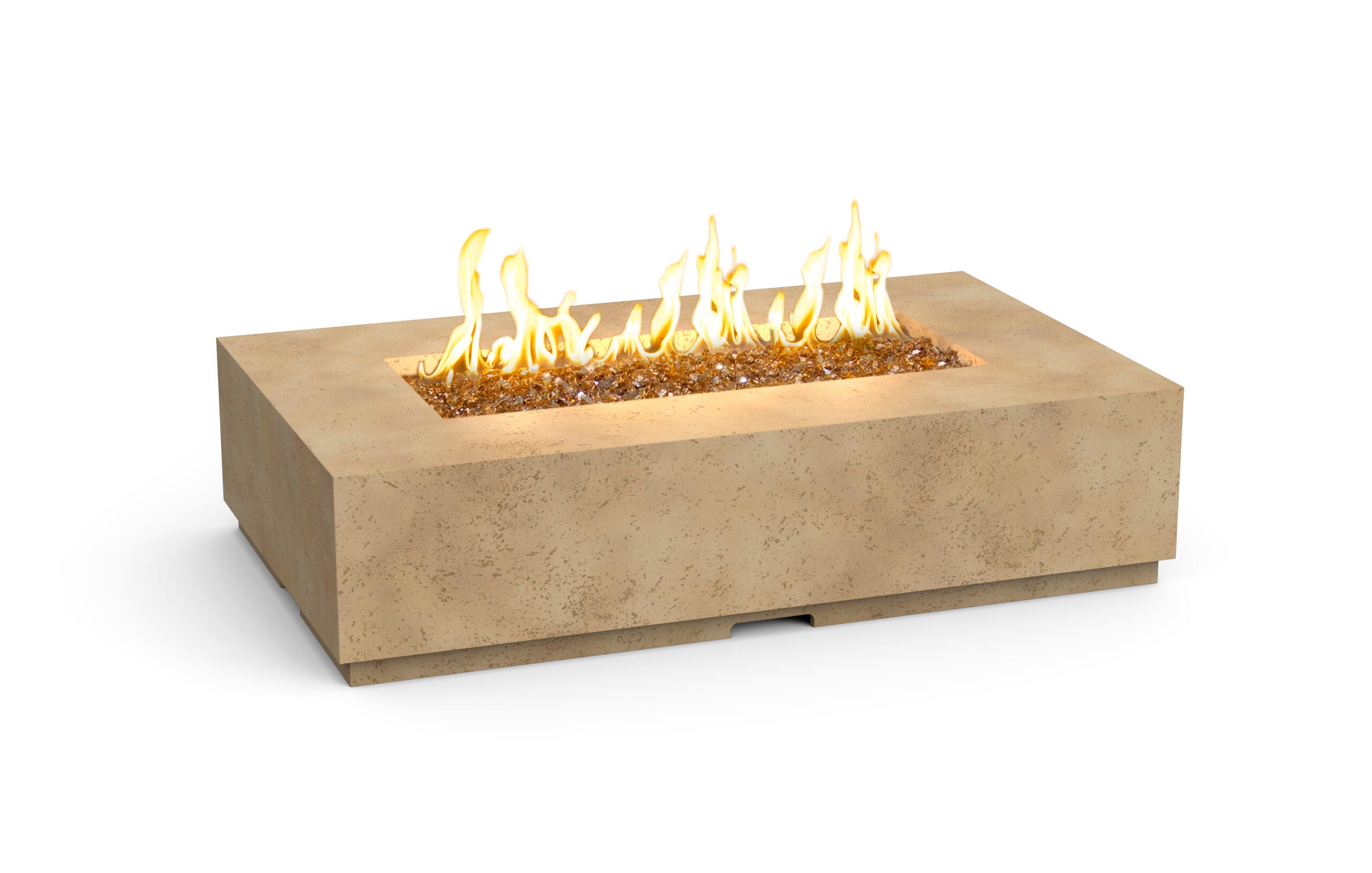 American Fyre Designs - Legend 60" Rectangular GFRC Gas Fire Table