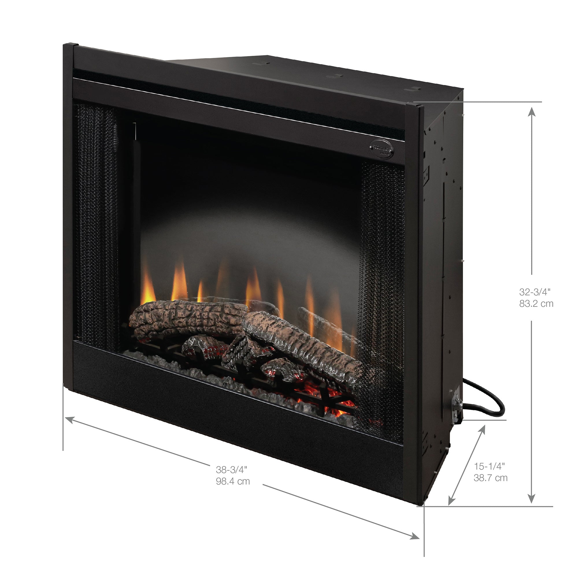 Dimplex - 39" BF Standard Deluxe Built-in Electric Firebox