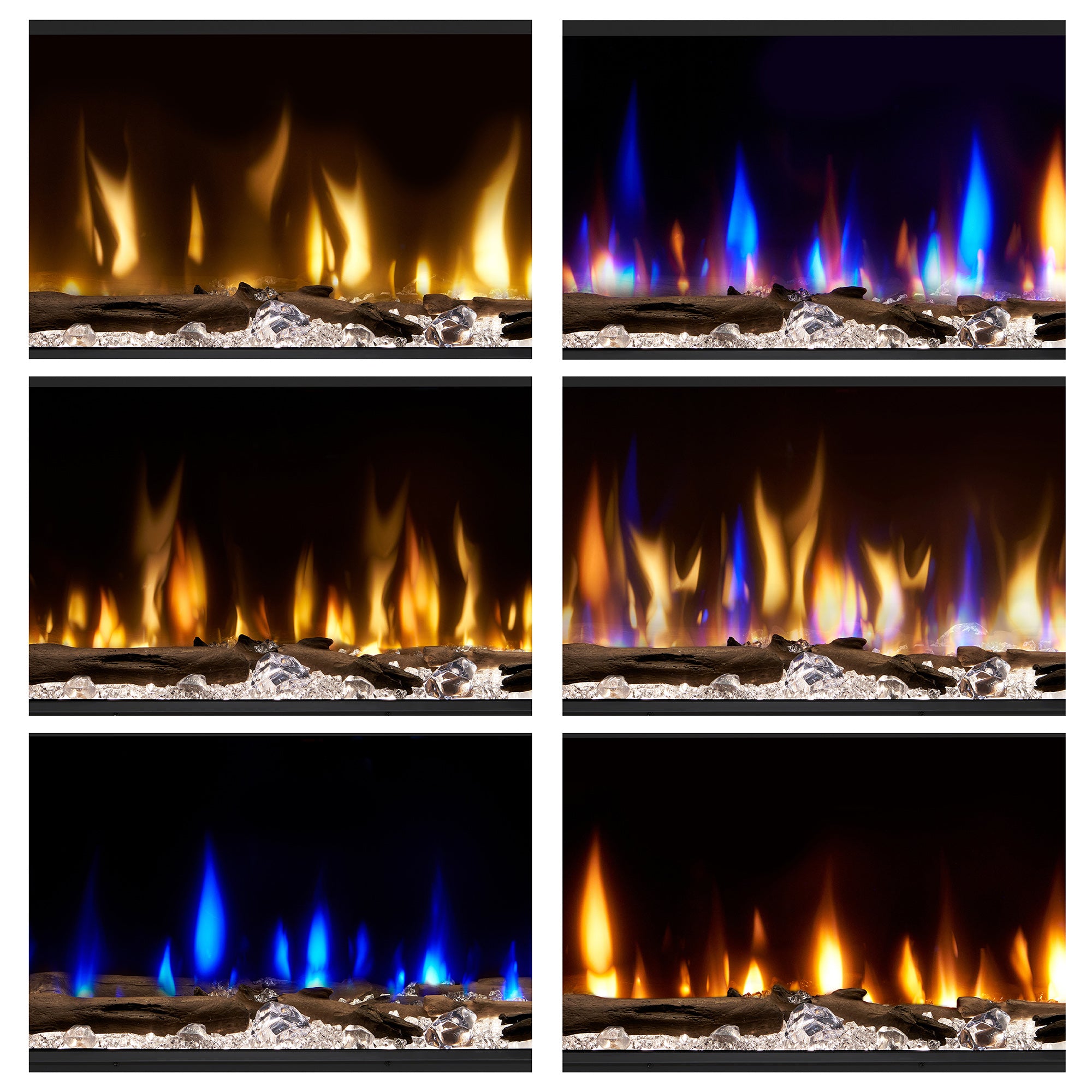 Dimplex - Ignite Bold 74" Built-in Linear Electric Fireplace