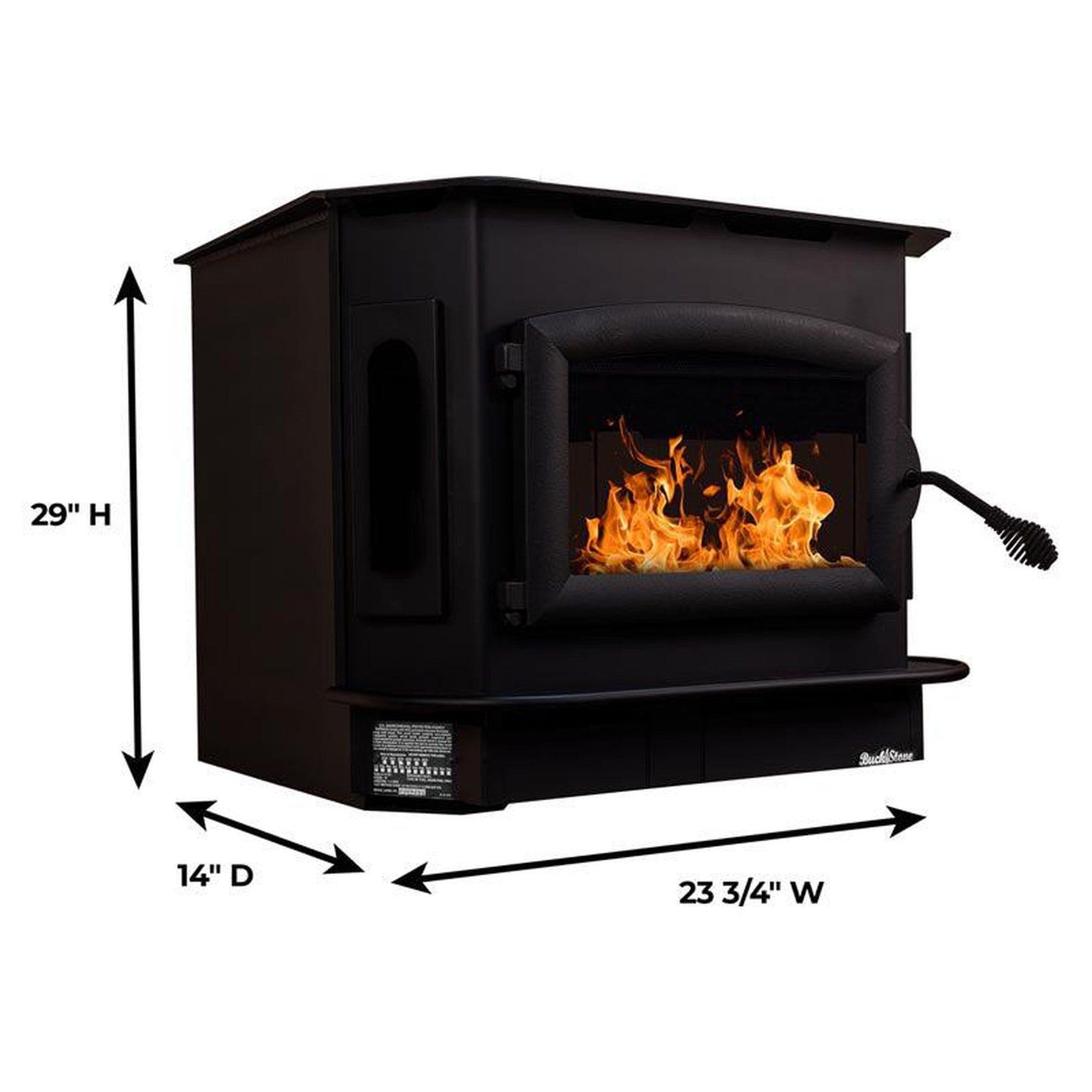 Buck Stove - Bay Series Model 81 Non-Catalytic Wood Burning Stove with Blower