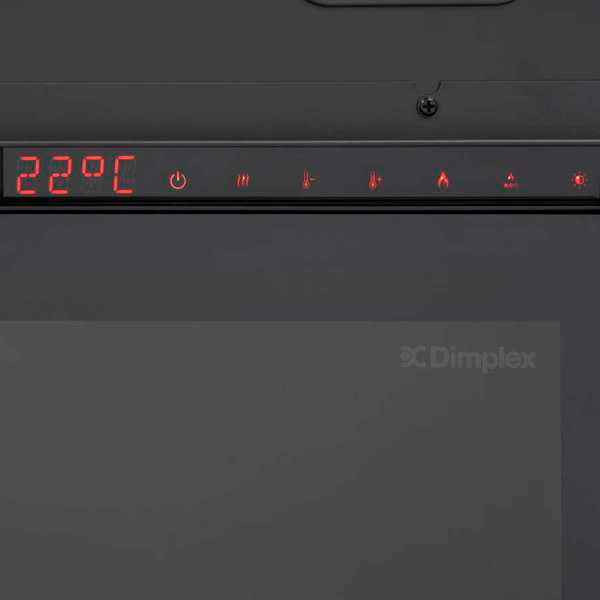 Dimplex - Optimyst Linear 86" Electric Fireplace With Acrylic Ice and Driftwood Media