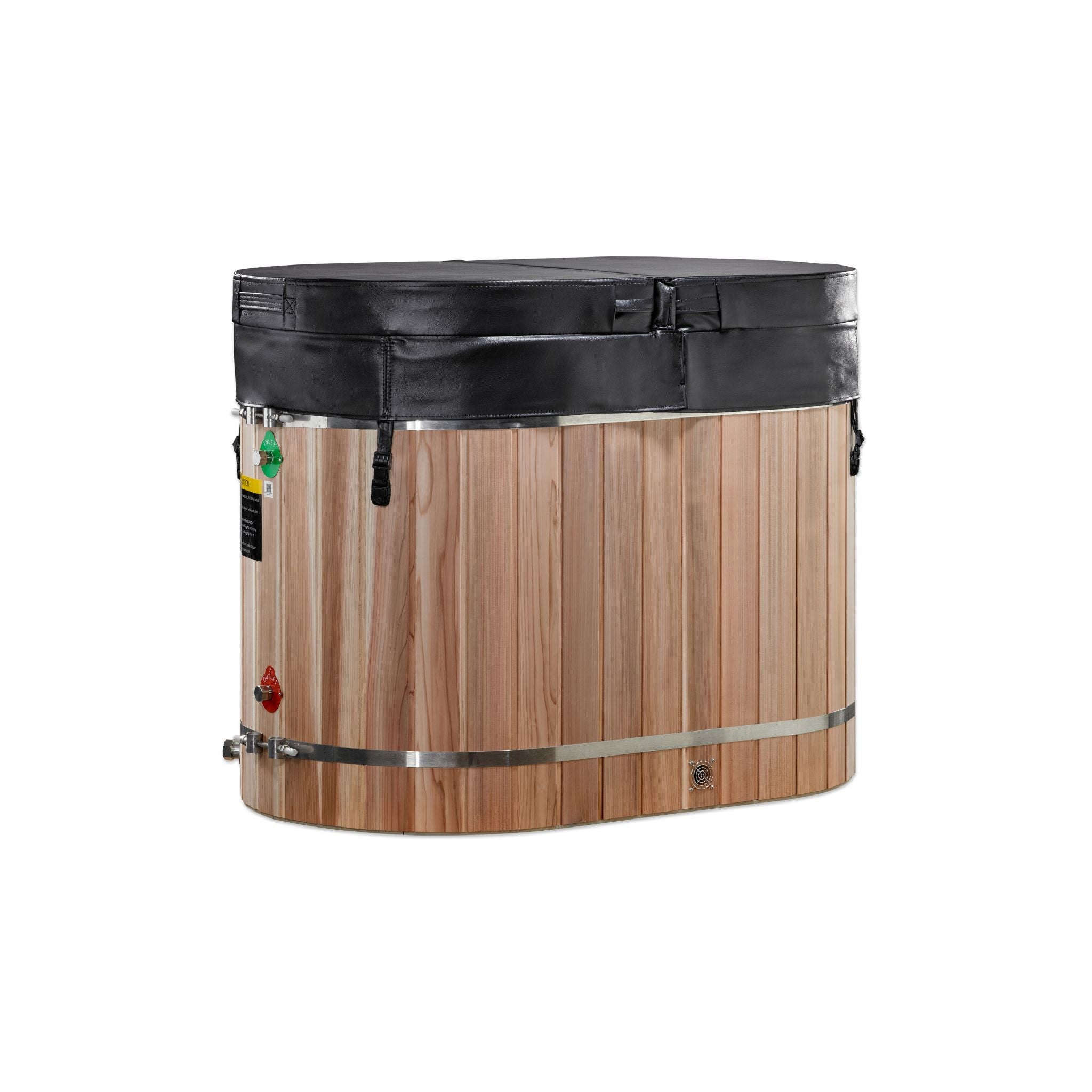 DCT Oval Barrel Tub (50-P) – Pacific Cedar Exterior, Plastic Interior
