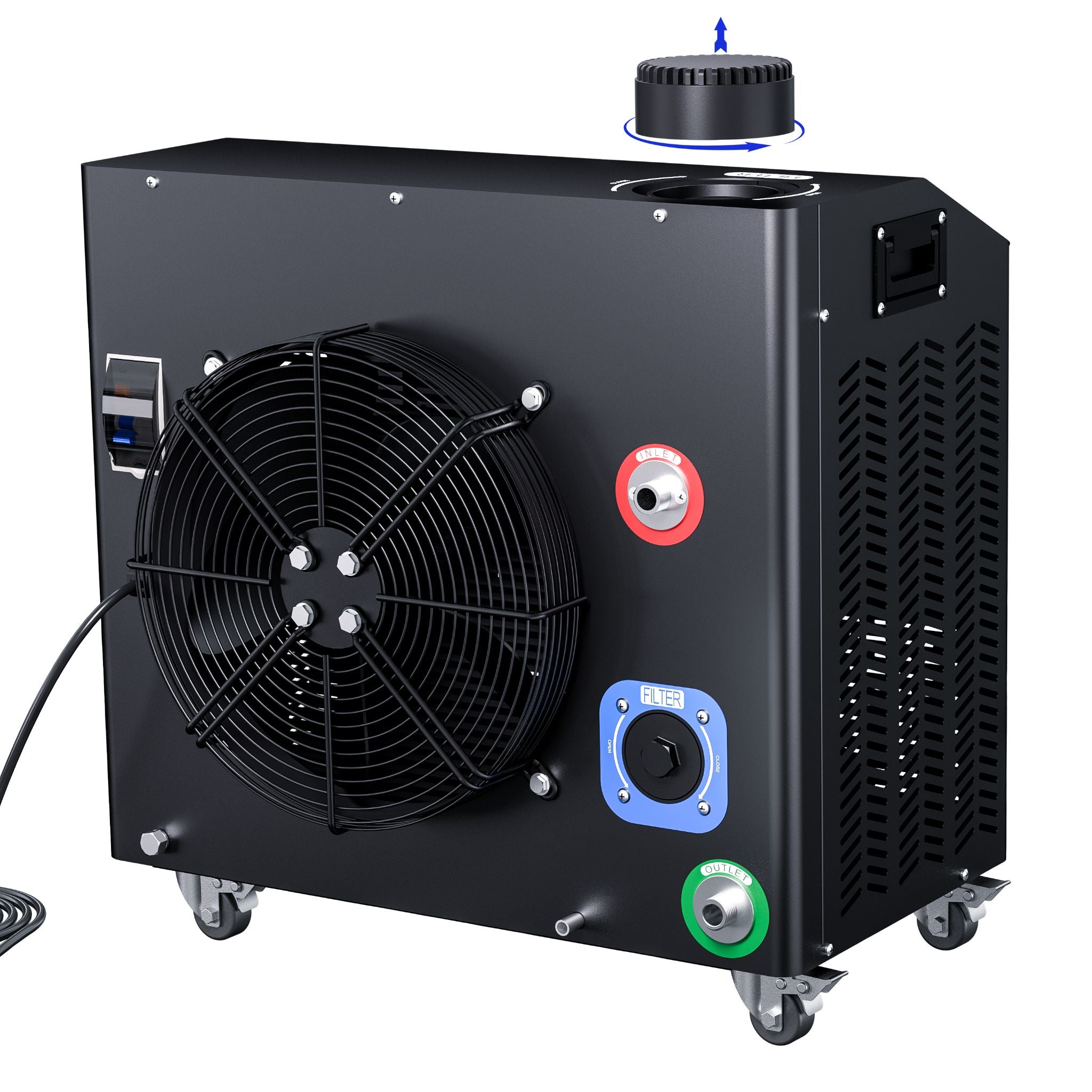 Dynamic Cold Therapy 0.8 HP Chiller (Cold/Heat) with WiFi App – Black