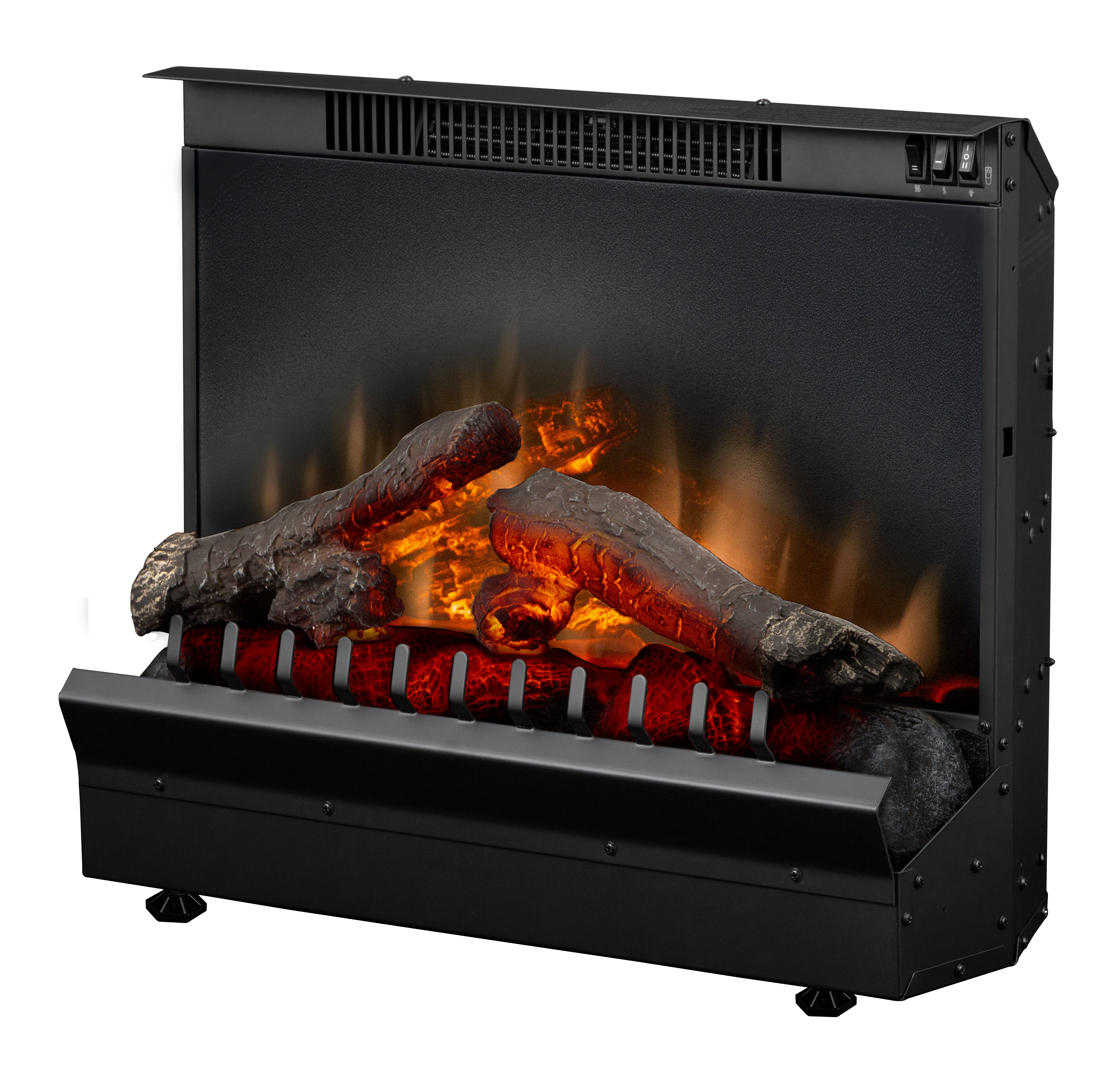 Dimplex - DFI 23" Deluxe Plug-In Electric Fireplace Insert - with LED Log Set