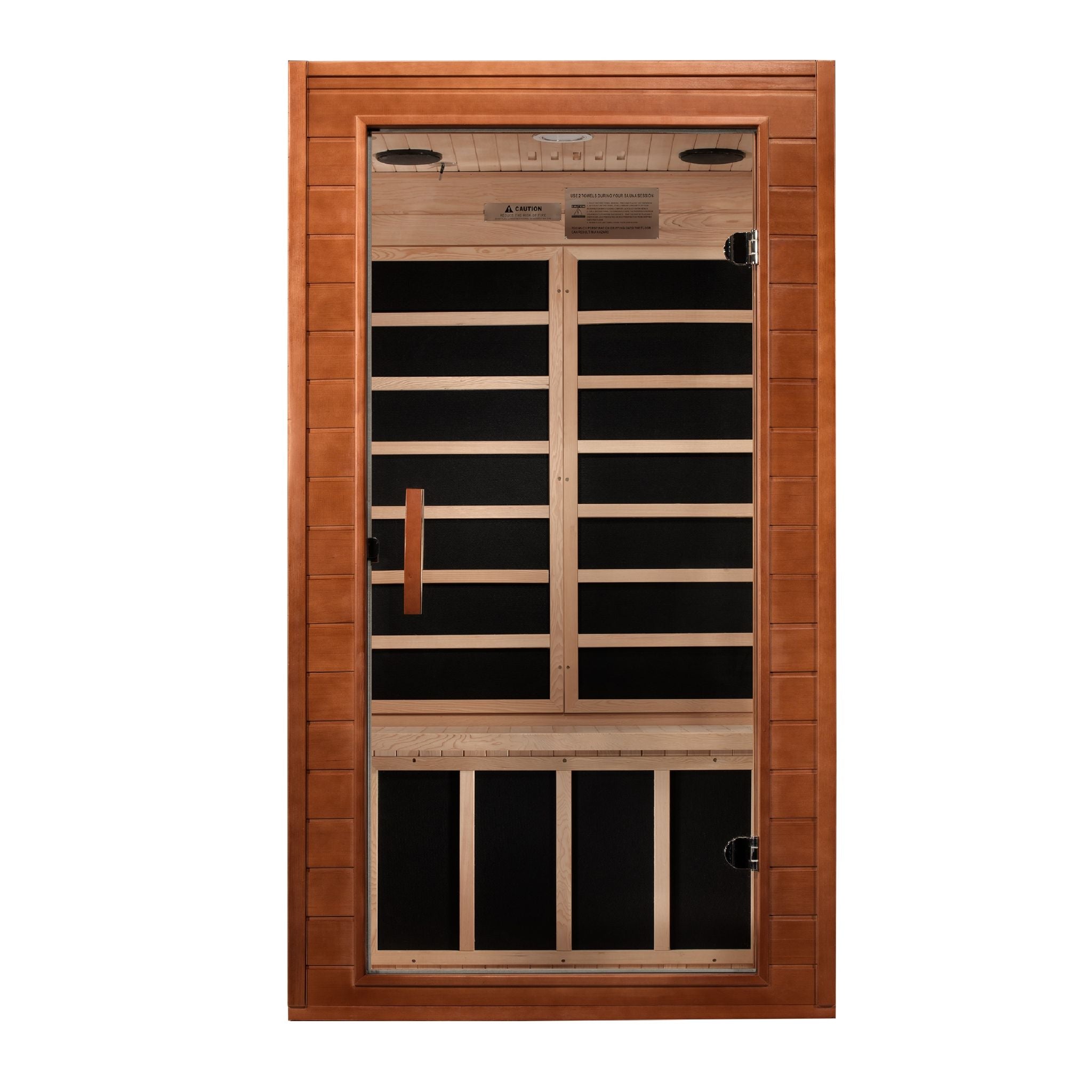 Dynamic Avila Elite 1-2 Person Ultra Low EMF FAR Infrared Sauna – Canadian Hemlock