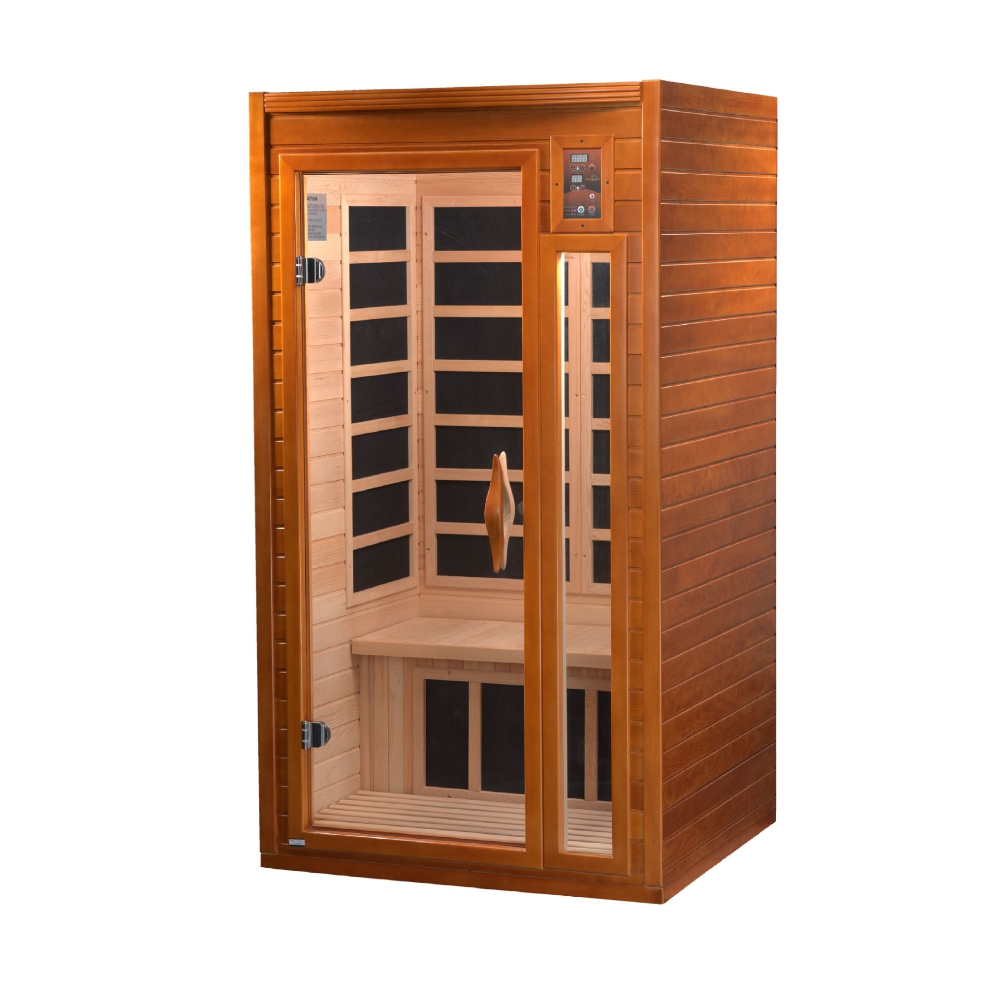 Dynamic Barcelona Elite 1-2 Person Ultra Low EMF FAR Infrared Sauna – Canadian Hemlock