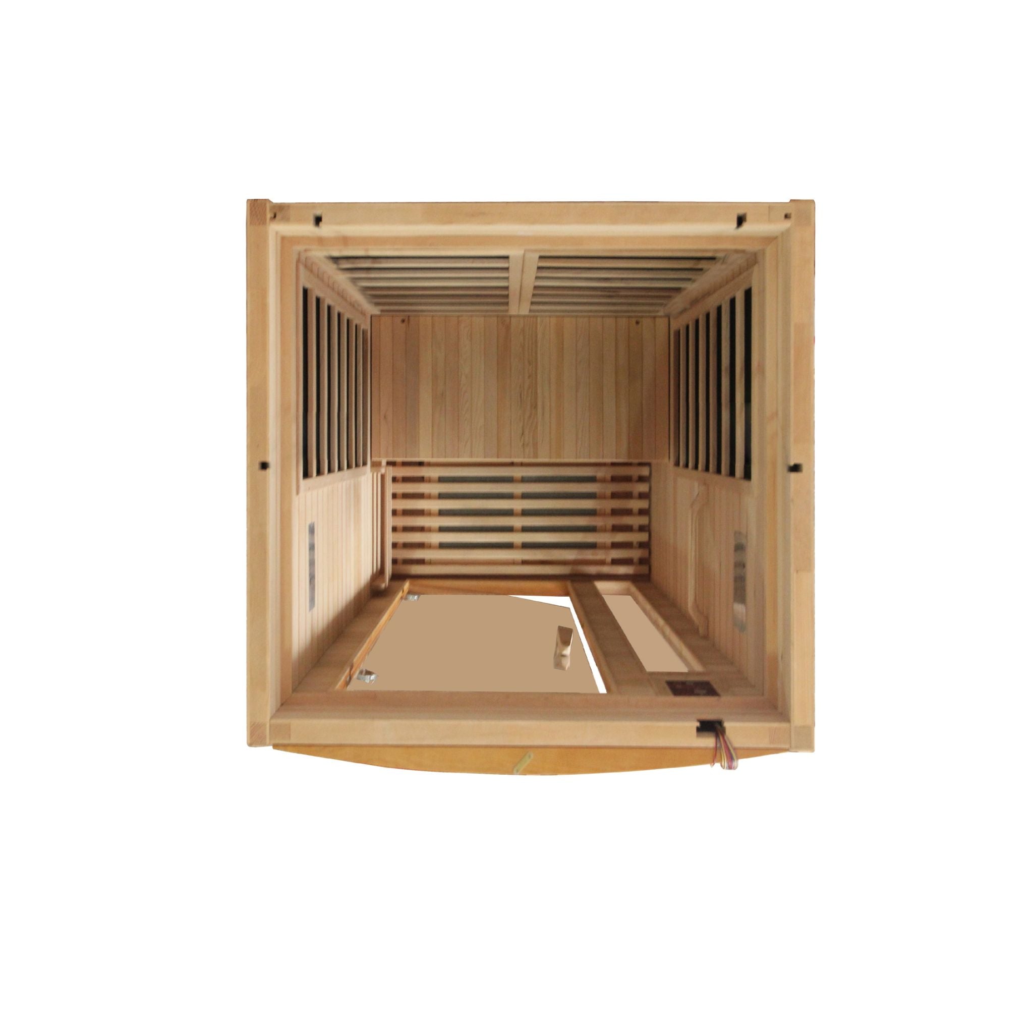Dynamic Barcelona Elite 1-2 Person Ultra Low EMF FAR Infrared Sauna – Canadian Hemlock