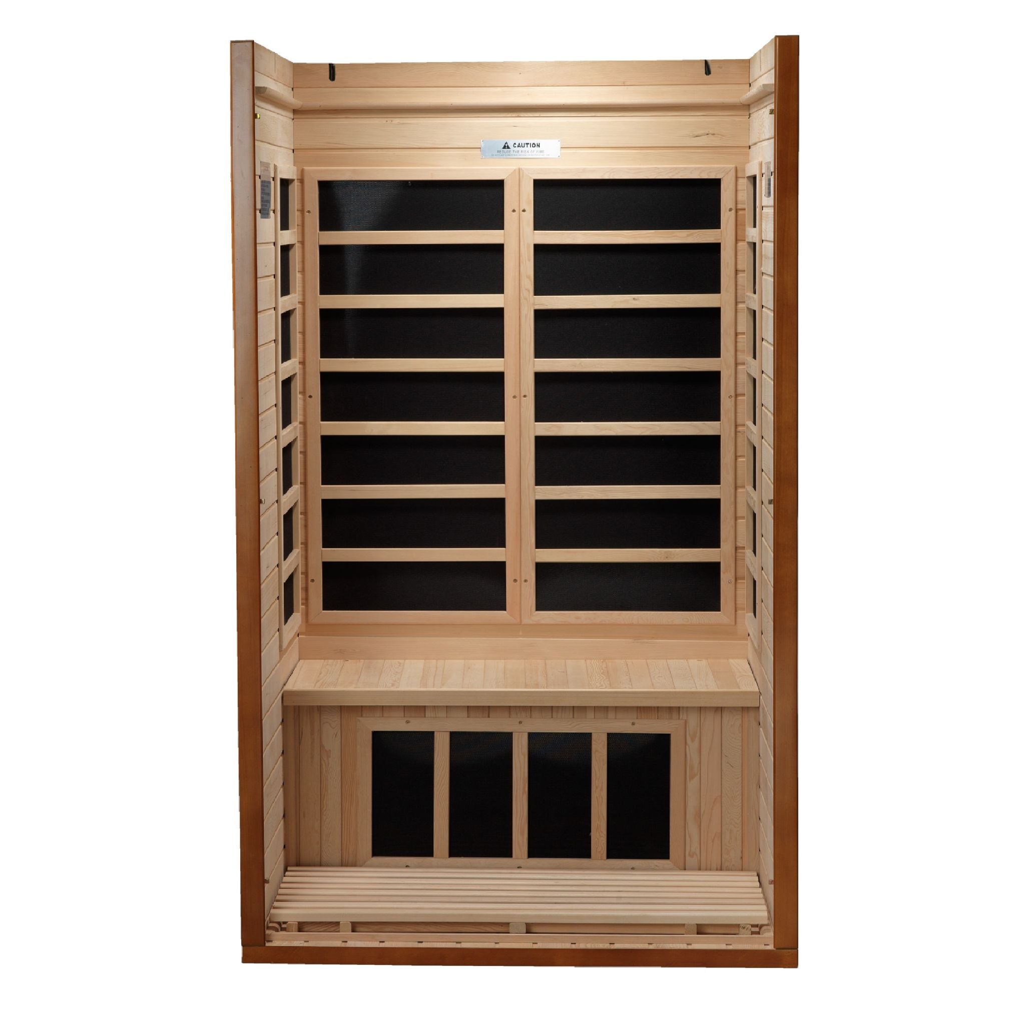 Dynamic Barcelona 1–2 Person Low EMF FAR Infrared Sauna – Canadian Hemlock
