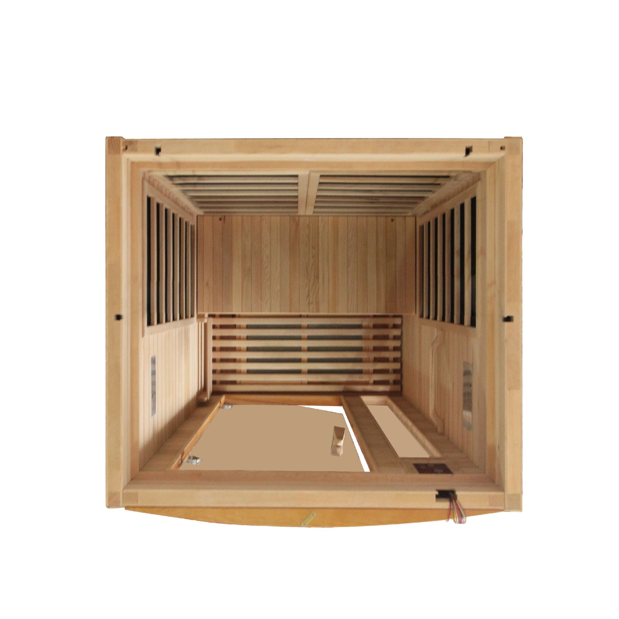 Dynamic Barcelona 1–2 Person Low EMF FAR Infrared Sauna – Canadian Hemlock