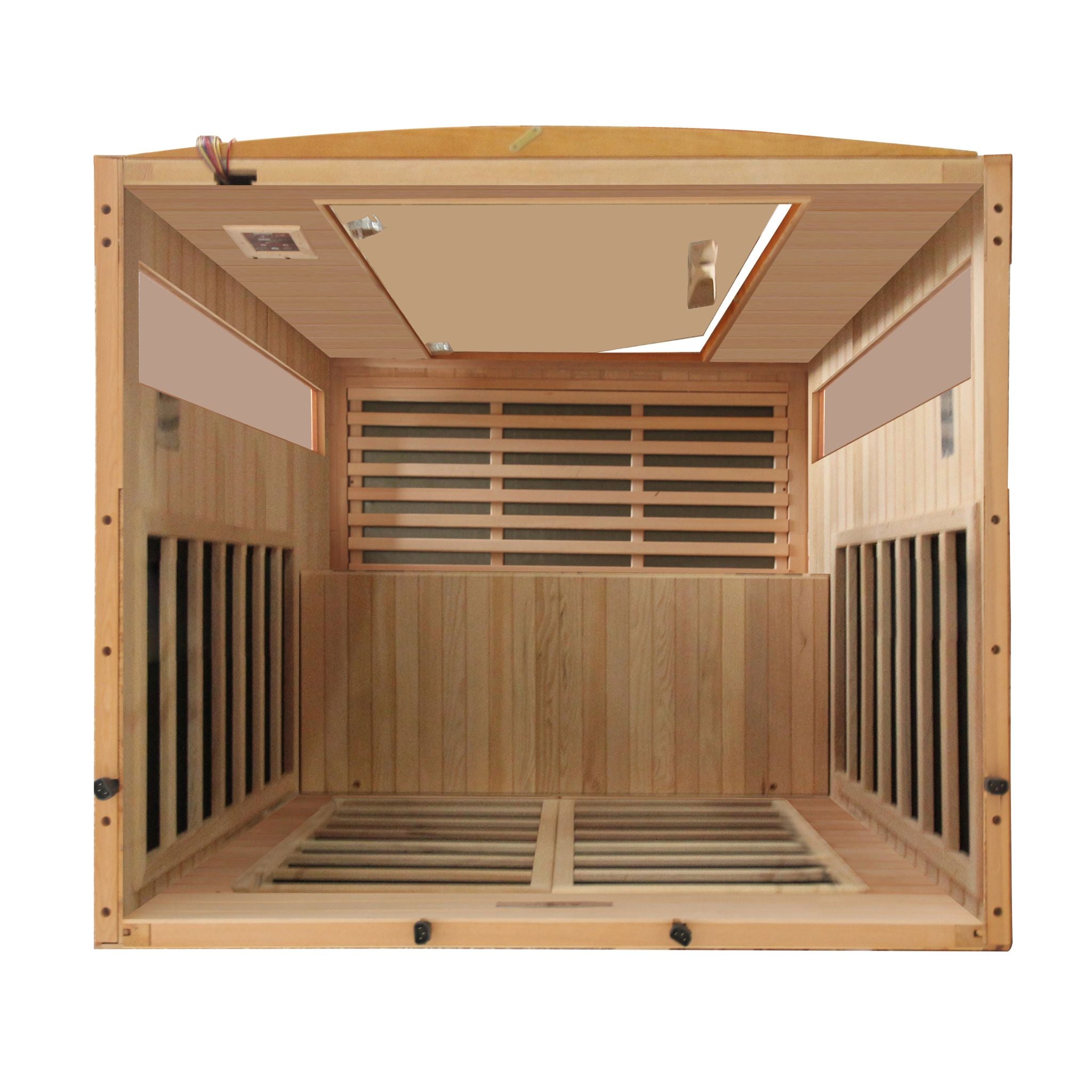 Dynamic Versailles Elite 2 Person Ultra Low EMF FAR Infrared Sauna – Canadian Hemlock