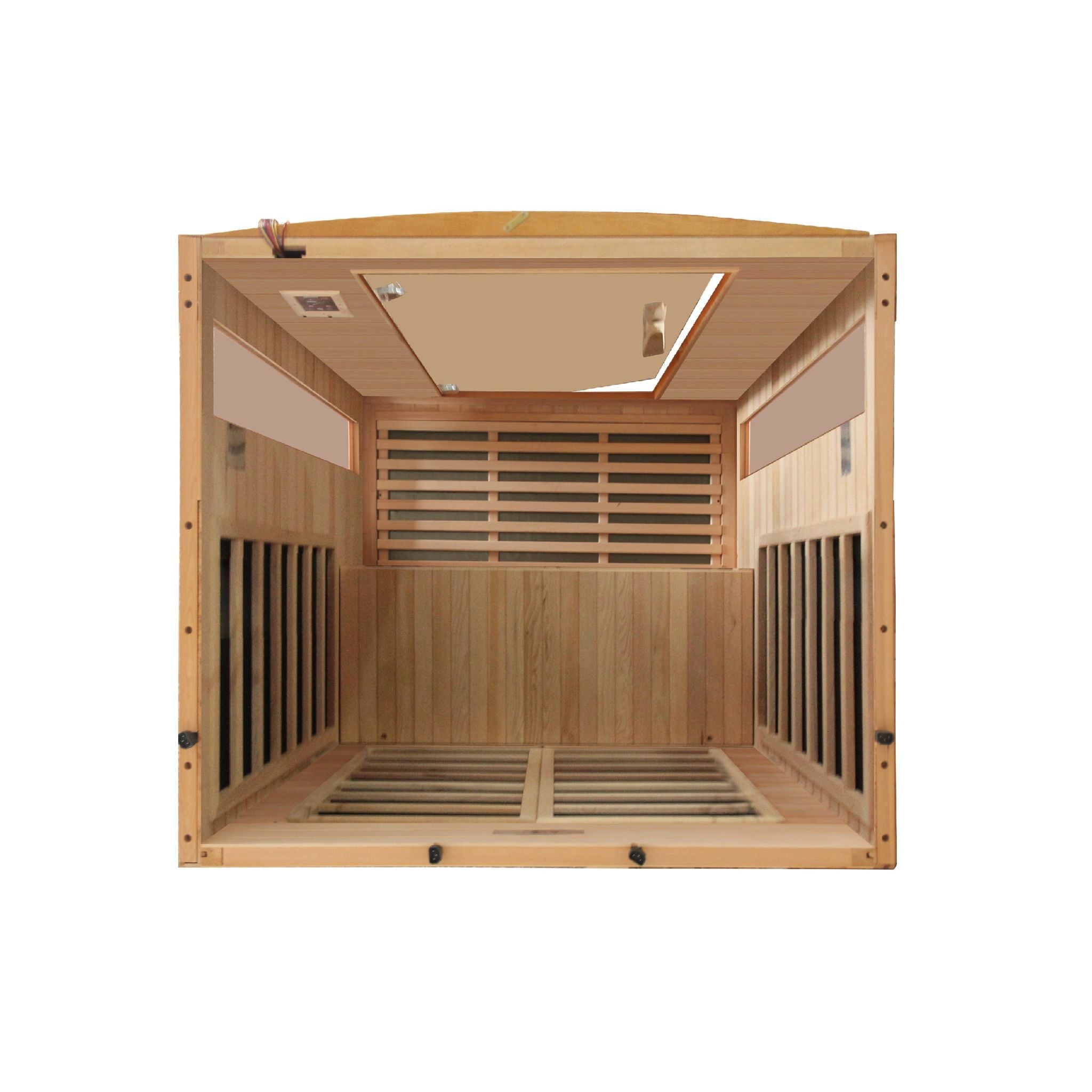 Dynamic Versailles 2-Person Low EMF FAR Infrared Sauna – Canadian Hemlock