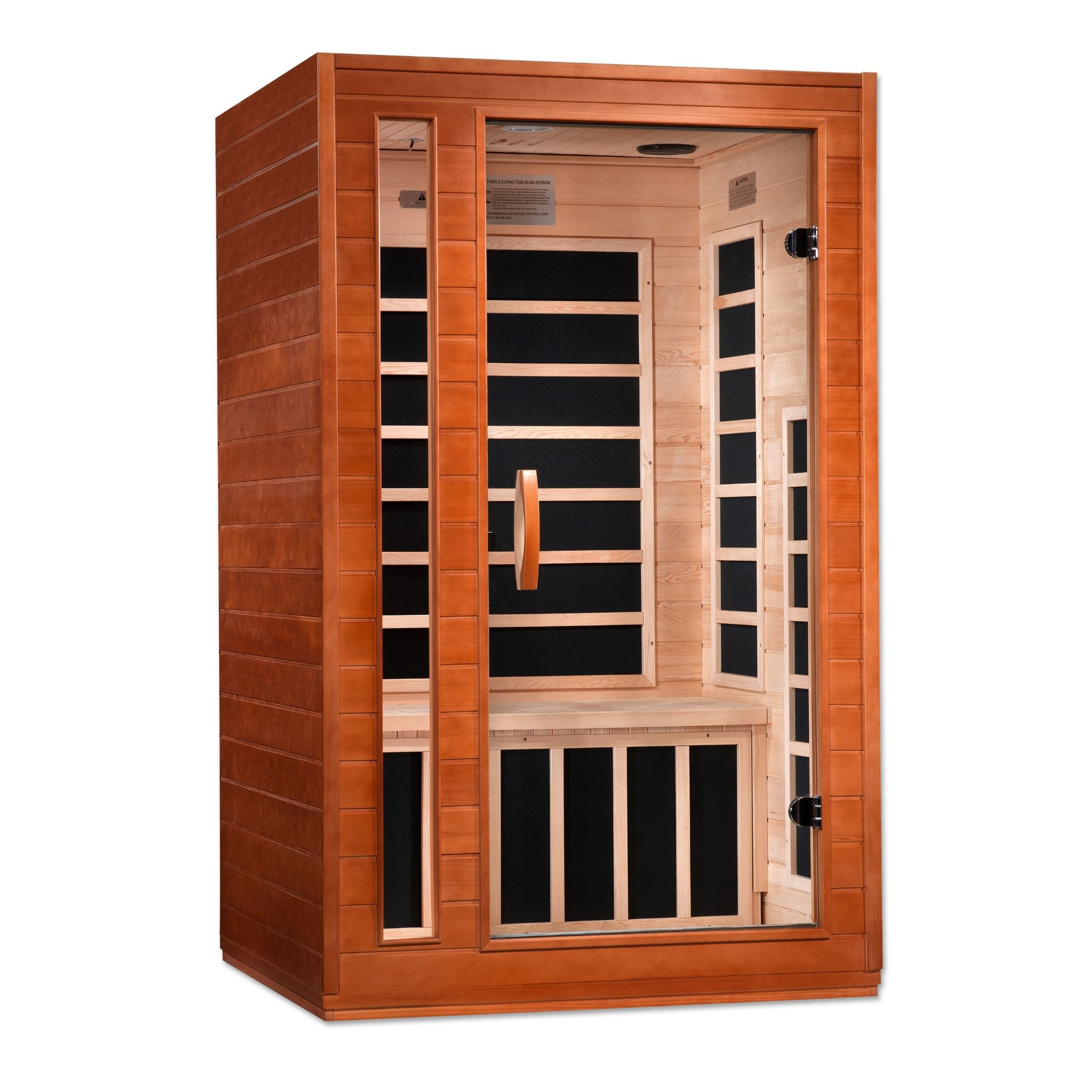 Dynamic Cordoba Elite 2 Person Ultra Low EMF FAR Infrared Sauna – Canadian Hemlock