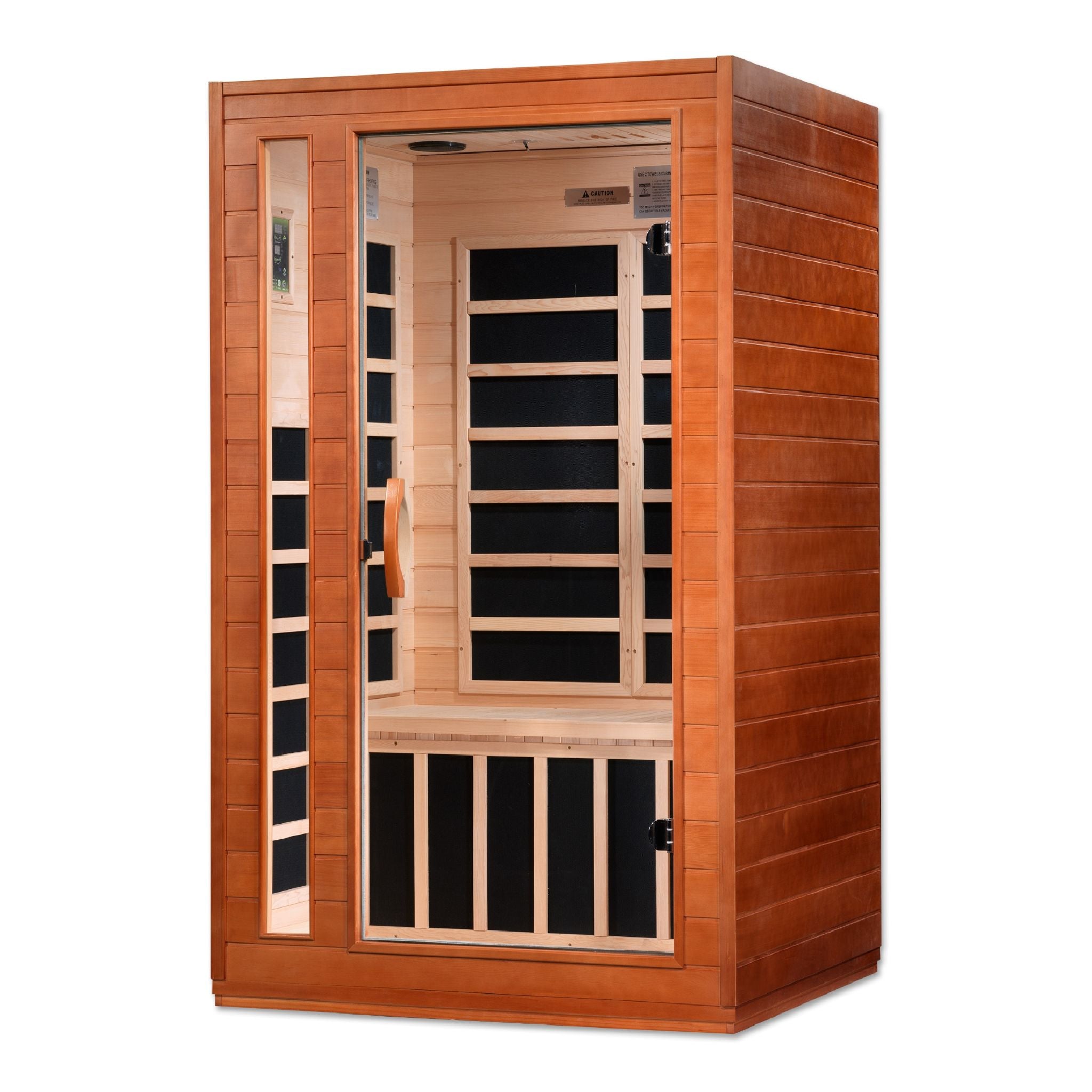 Dynamic Cordoba Elite 2 Person Ultra Low EMF FAR Infrared Sauna – Canadian Hemlock