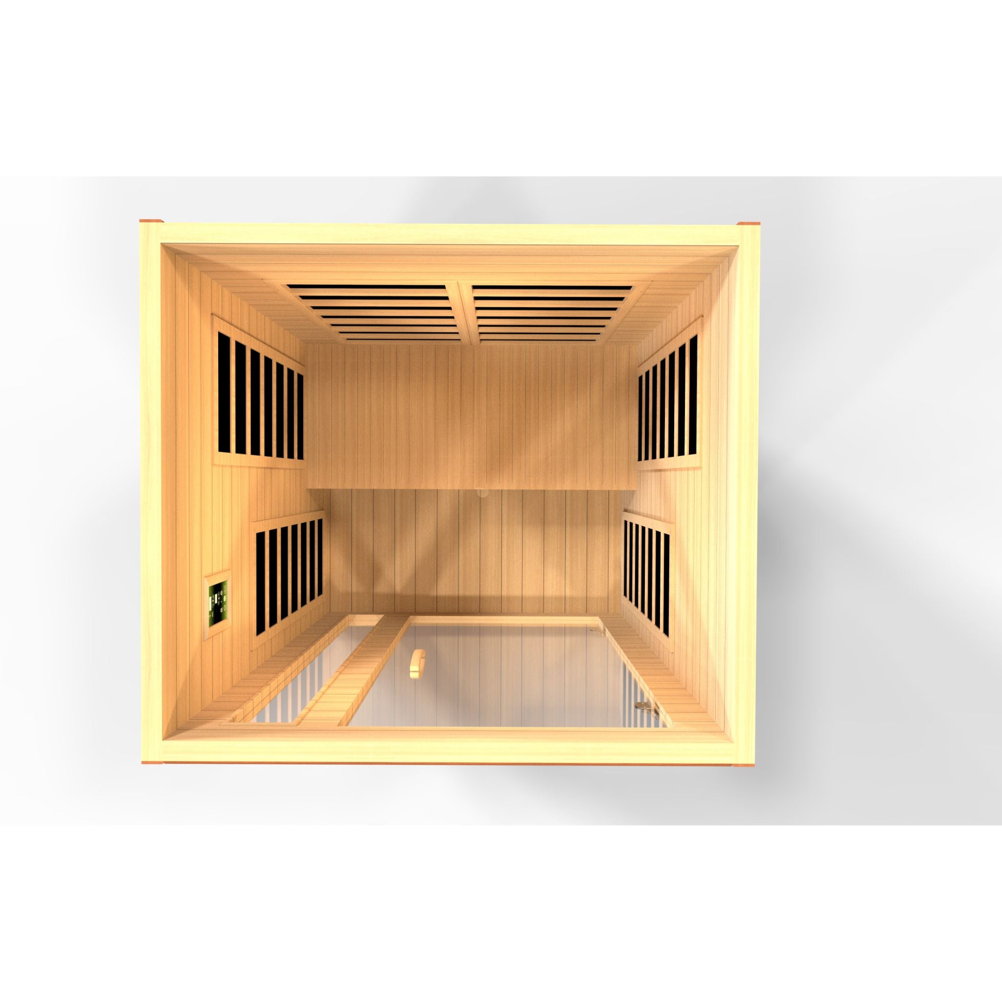 Dynamic Cordoba Elite 2 Person Ultra Low EMF FAR Infrared Sauna – Canadian Hemlock