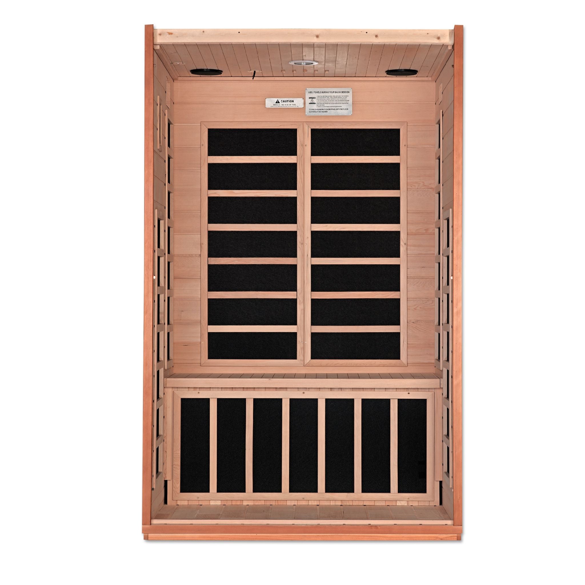 Dynamic Cordoba 2 Person Low EMF FAR Infrared Sauna – Canadian Hemlock